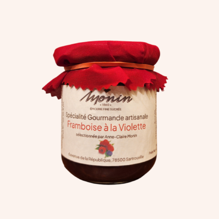Confiture framboise à la violette